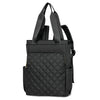 Quilted 2-in-1 Tote and Rucksack for Women