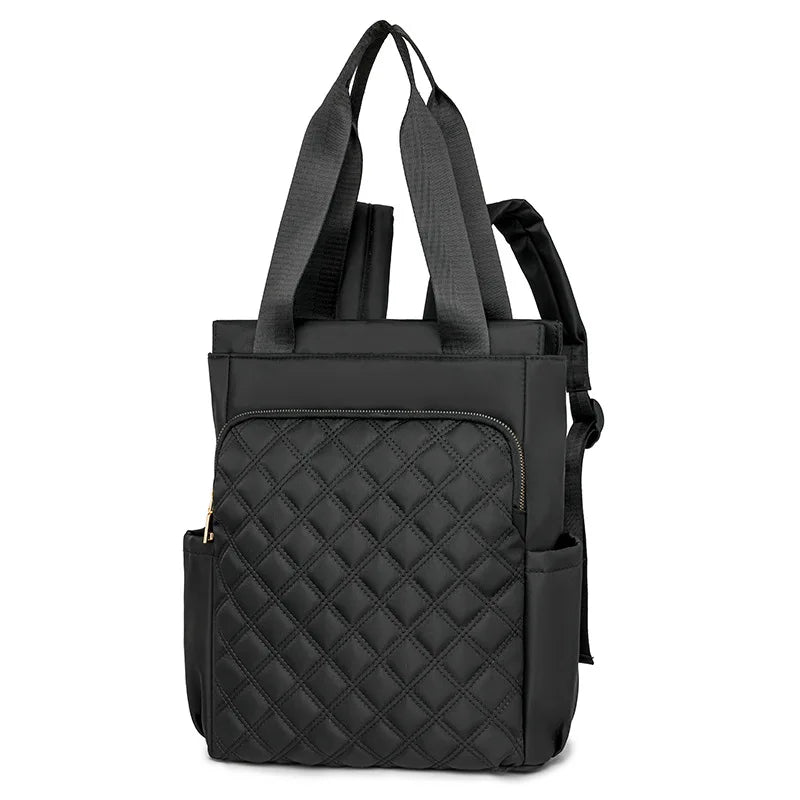 Quilted 2-in-1 Tote and Rucksack for Women