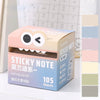 Pull-Out Sticky Notes Roll with Clear Transparent Finish