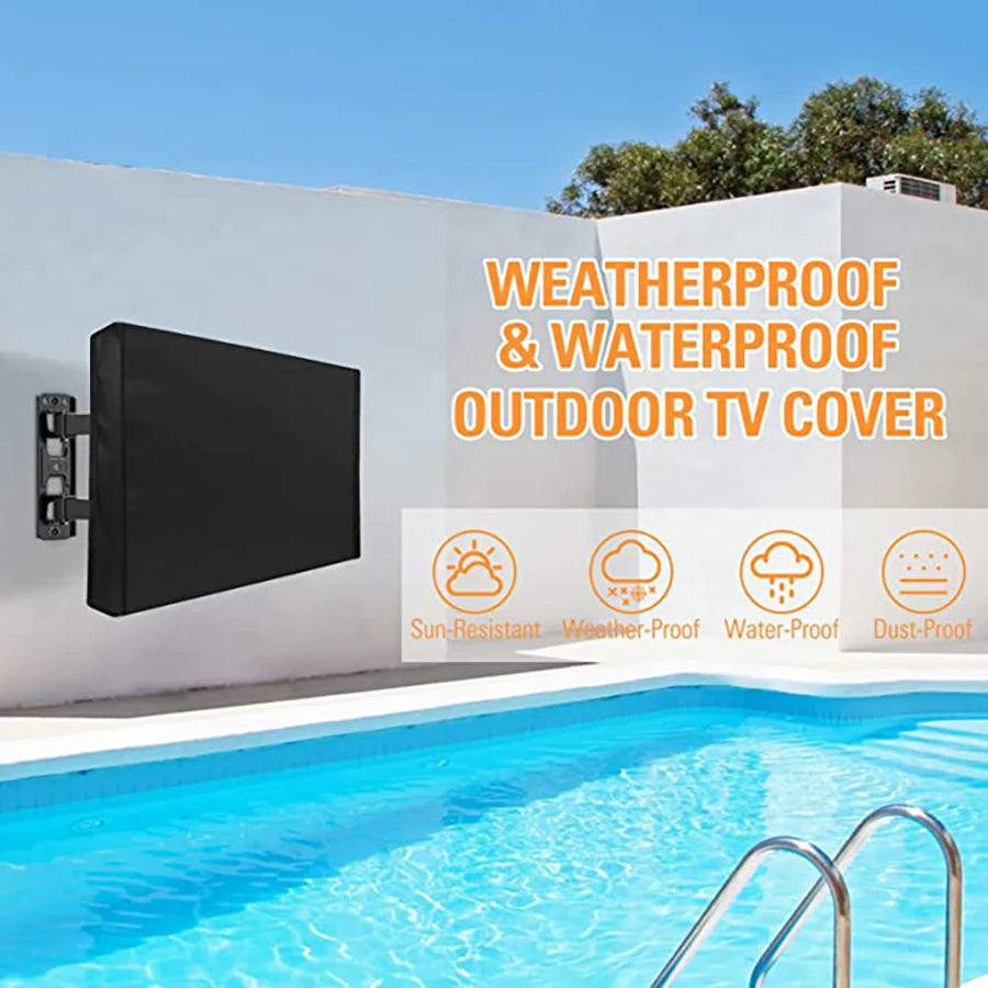 Weatherproof Outdoor TV Cover with Dust Protection