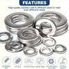 Stainless Steel Flat Washers Assortment Kit