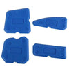 5-Piece Silicone Caulking Tool Kit with Scraper and Spreader