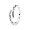 Sterling Silver Heart Ring with Cubic Zirconia