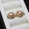 Pendientes de Perla Natural de Agua Dulce