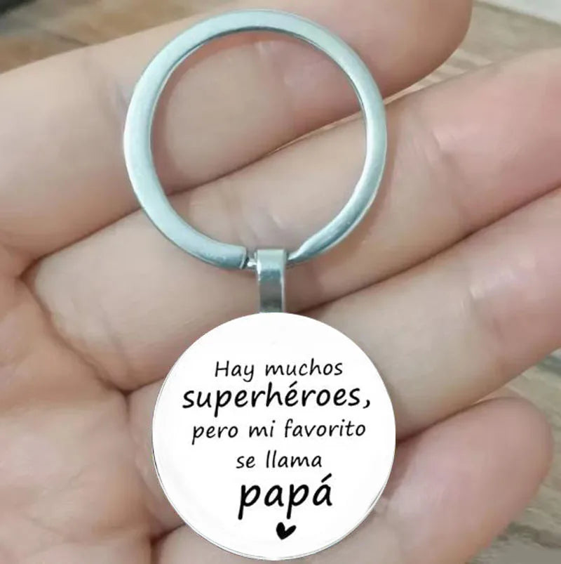 Spanish Father's Day Keychain for Dad