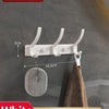 No-Drill Wall-Mounted Coat Rack with 6 Hooks