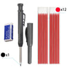 Precision Carpenter's Mechanical Pencil with Integrated Sharpener