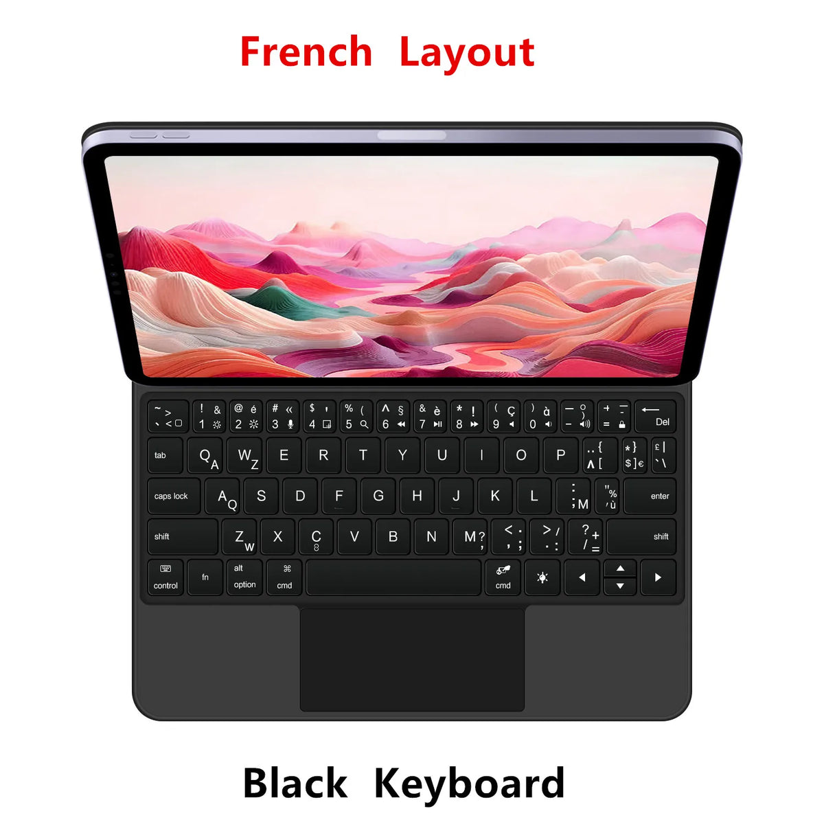 iPad Magic Keyboard Case with Backlit Keys and Touchpad