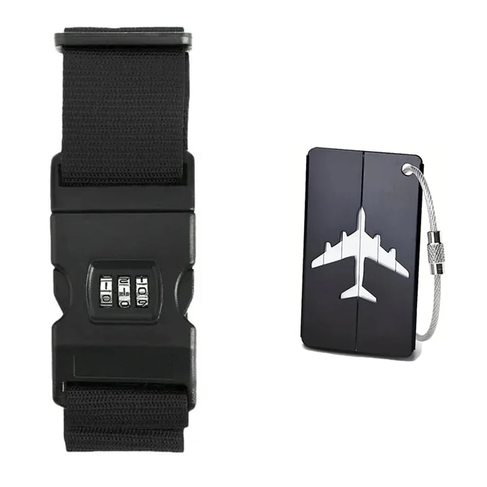 Heavy-Duty Adjustable Luggage Straps for Secure Travel
