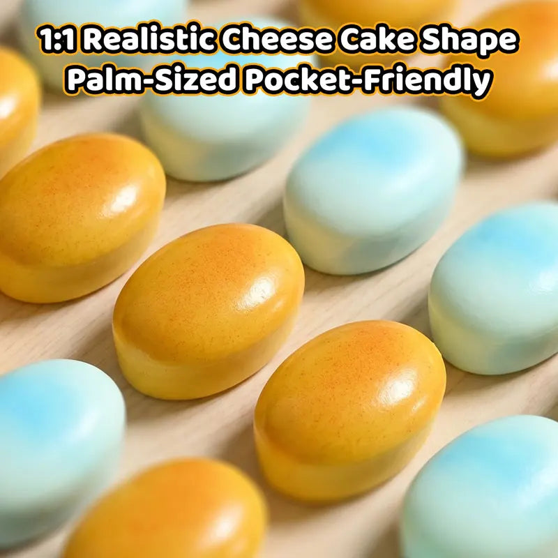 Mini Tarta de Queso Realista - Juguete Squishy Lento