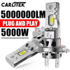 H7 LED Headlight Bulbs with Advanced Cooling (2-Pack)
