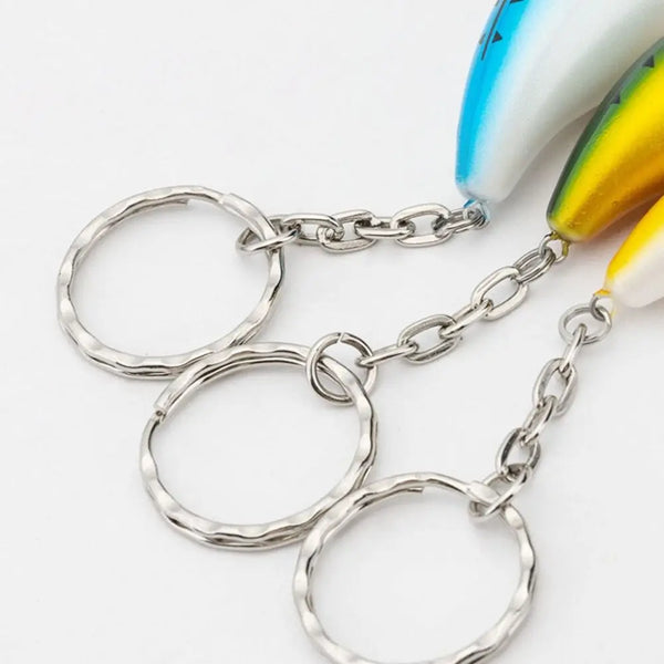 Porte-clés Appâts de Pêche Réalistes (Lot de 3)