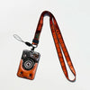 Retro Tape Design Lanyard with Card Holder