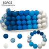 Soft Silicone Floral Beads for Jewelry Making