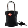 TSA-Approved Zinc Alloy Padlock with Keys for Luggage and Backpacks