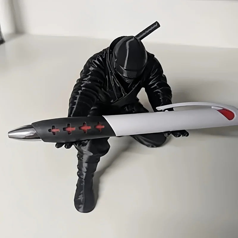 Ninja-Shaped Pen Holder