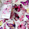 Butterfly & Flower Decorative Sticker Pack (30-Piece Set)