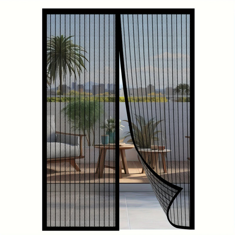 Self-Sealing Magnetic Screen Door