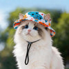 Gorro Solar Ajustable para Mascotas con Orificios para las Orejas