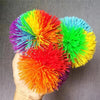 Vibrant Rainbow Sensory Fidget Balls