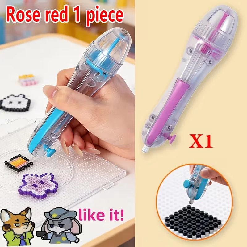 Ergonomic 3D Pixel Bead Pen