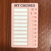 Reusable Kids Chore Chart with Daily Task Checklist