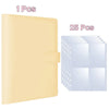 A5 PU Leather Photo & Card Organizer Binder with 4-Pocket Sleeves