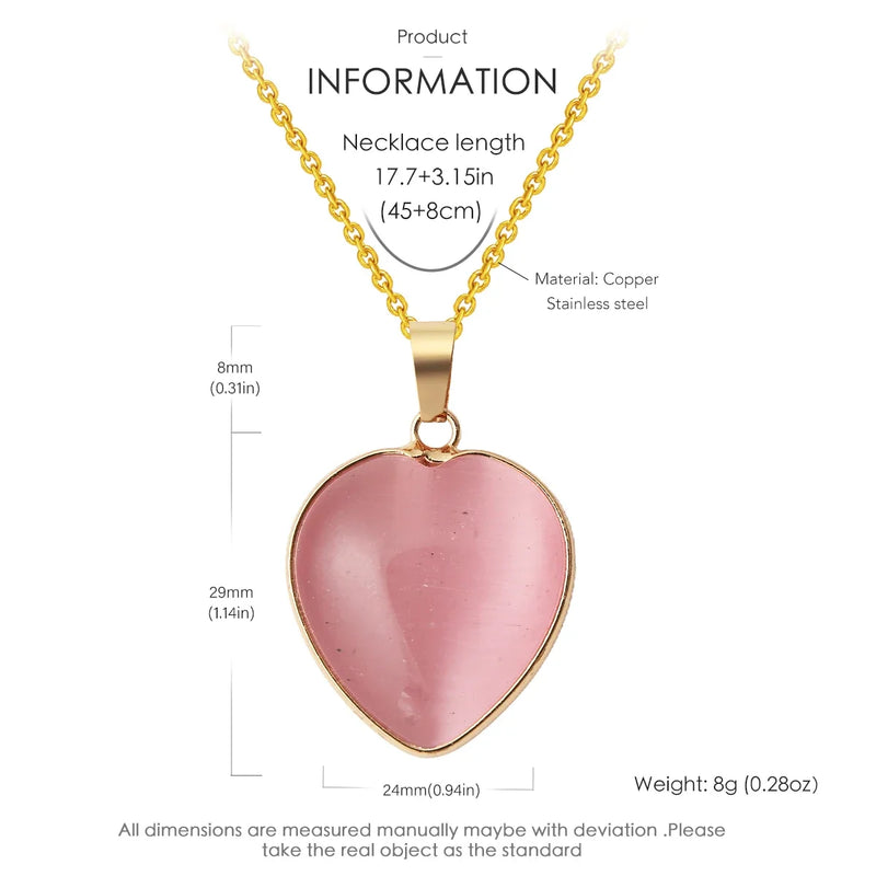 Minimalist Heart Pendant Necklace