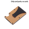 Portefeuille RFID en aluminium fin avec attache-monnaie