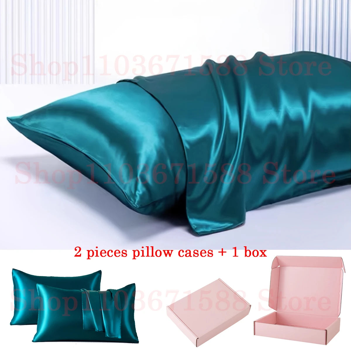 Satin Pillowcase Set of 2 – Silky Soft, Hair & Skin Friendly