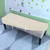 Waterproof PU Leather Bench Cover – Stretch Fit, Removable & Washable
