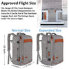 Expandable Travel Backpack with 4 Packing Cubes