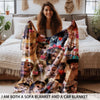 Funny Monkey Print Flannel Blanket – Soft & Cozy Throw