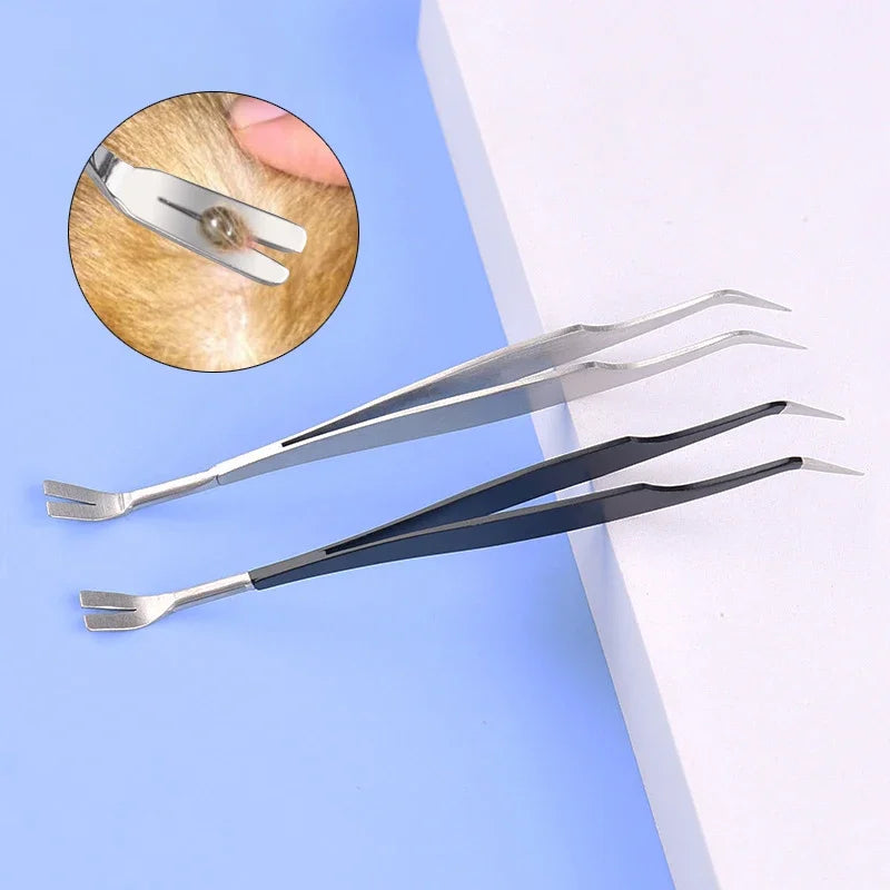 Professional 2-in-1 Tick Remover Tool for Pets & Humans