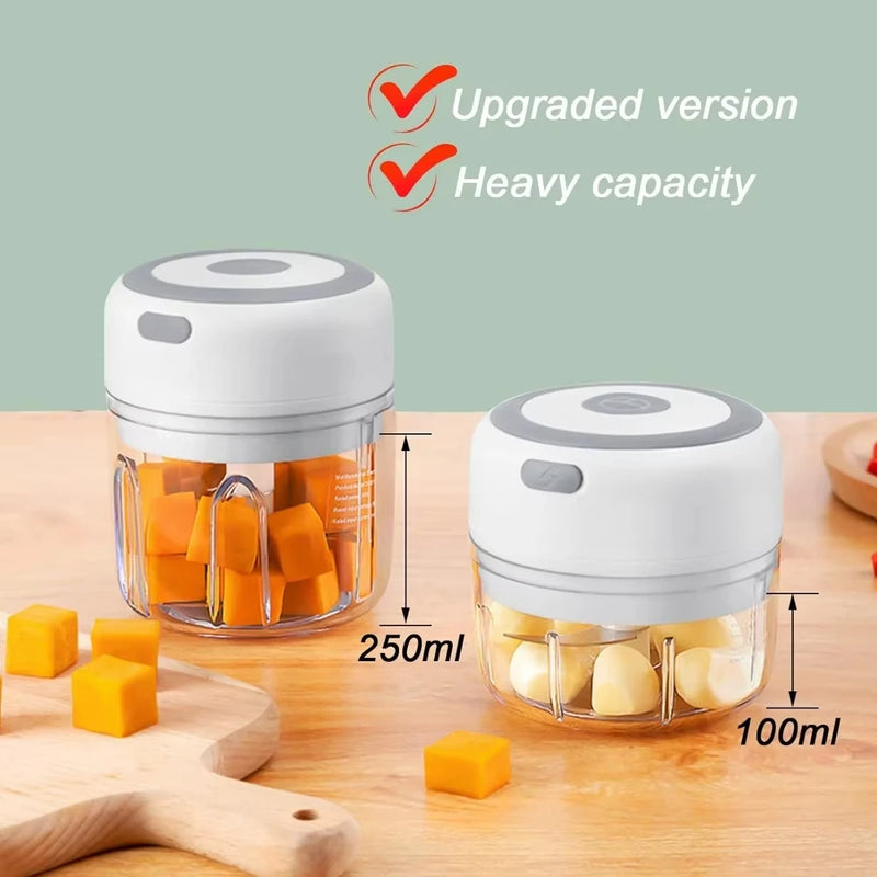 Portable USB Rechargeable Electric Food Chopper