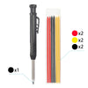 Precision Carpenter's Mechanical Pencil with Integrated Sharpener