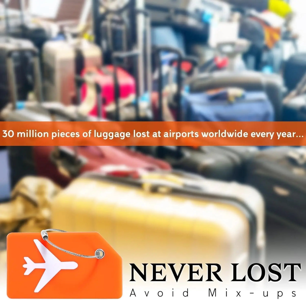 Silicone Luggage Tags for Identification