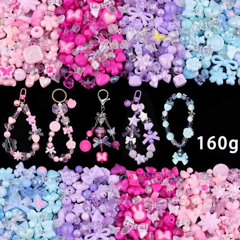 Candy Color Acrylic Beads for DIY Jewelry