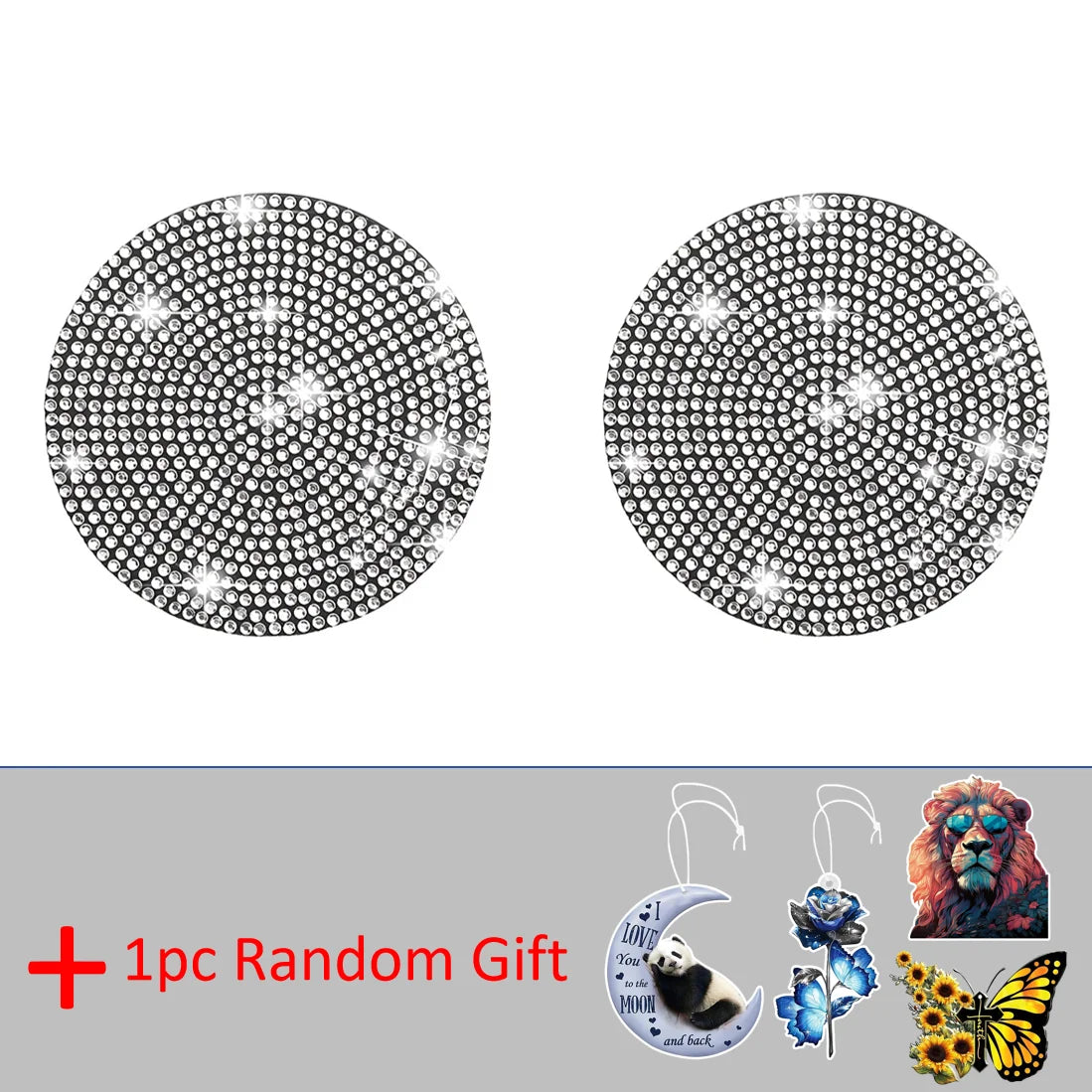 Crystal Car Cup Coasters (Set of 2)
