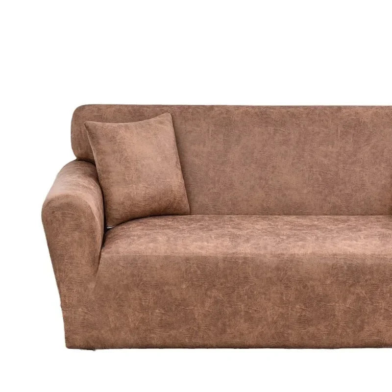 PU Leather Sofa Slipcover with Anti-Slip Backing