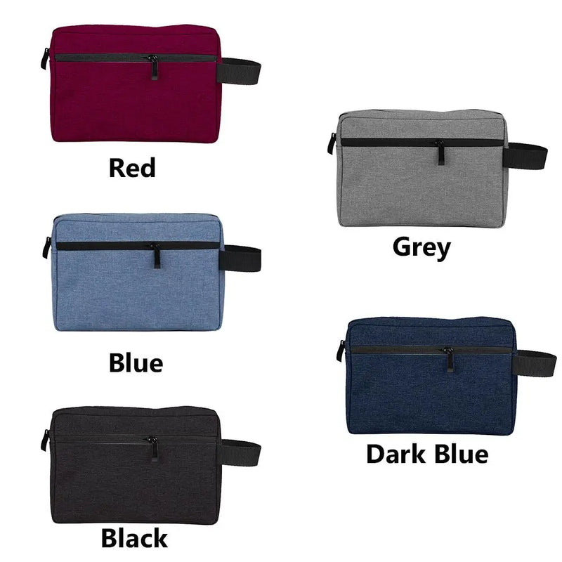 Compact Canvas Toiletry Bag