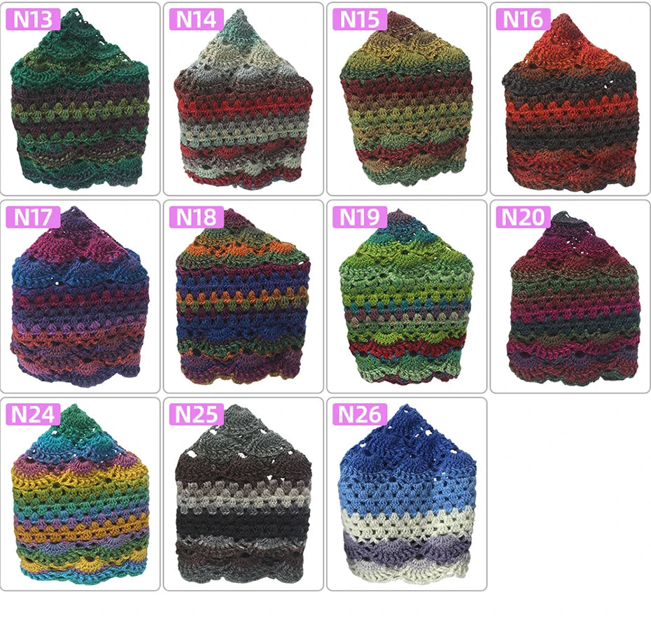Multicolor Gradient Wool Yarn for Knitting and Crochet