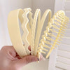 Non-Slip Resin Hair Bands - Set of 5