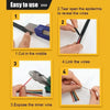 Step-by-step instructions showing how to cut, tear open, and link wires for 7-core tinned copper wire.
