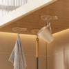 Heart-Shaped Self-Adhesive Hooks (Set of 6) – No-Drill, Multi-Purpose Transparent Hangers