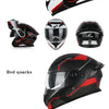 Modular Flip-Up Motorcycle Helmet with Removable Chin Guard