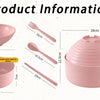 Microwave Ramen Bowl Set with Lid & Utensils