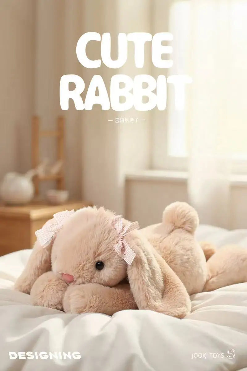 Adorable Shy Rabbit Plush Doll – Soft Cuddly Stuffed Animal