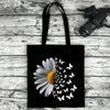Sunflower Canvas Tote Bag – Large Capacity Shoulder Bag