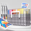 Acrylic Brush Markers with Automatic Ink Flow for Canvas, Wood & Glass Art